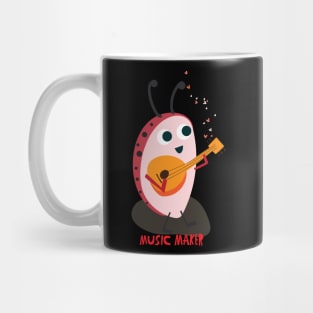 Lady Bug Band Mug